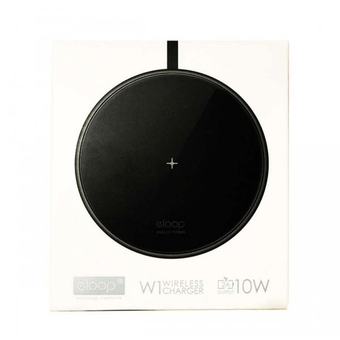 Eloop รุ่น W1 ที่ชาร์จไร้สาย Quick Charge 10W 2A Qi Fast Wireless Charger รองรับระบบ IOS / Samsung แท่นชาร์จไร้สาย ชาร์จเร็ว