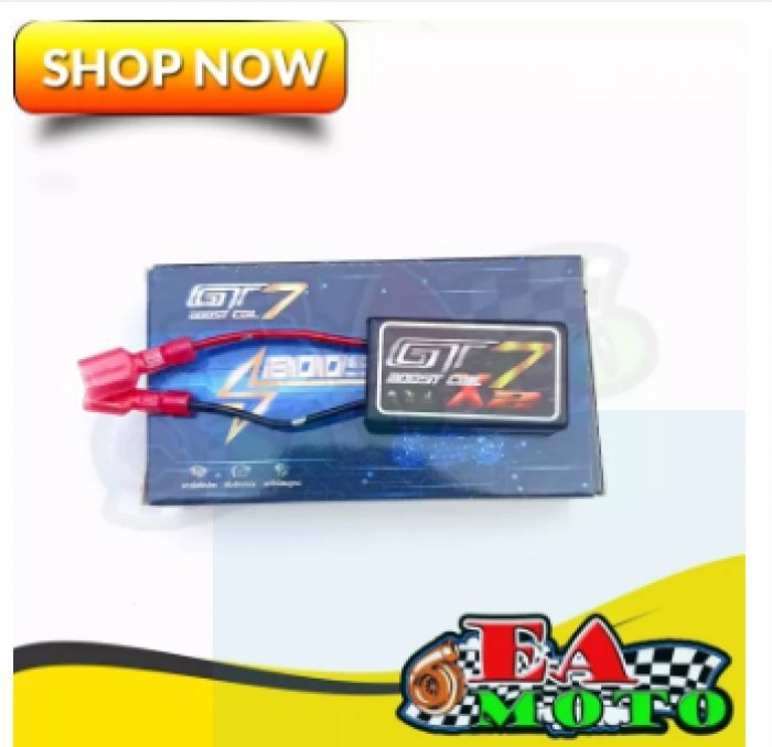 บู๊ชคอยด์ GT7 (แท้) เวอร์ชั่นx2 ใส่ได้กับมอไซค์ทุกรุ่น