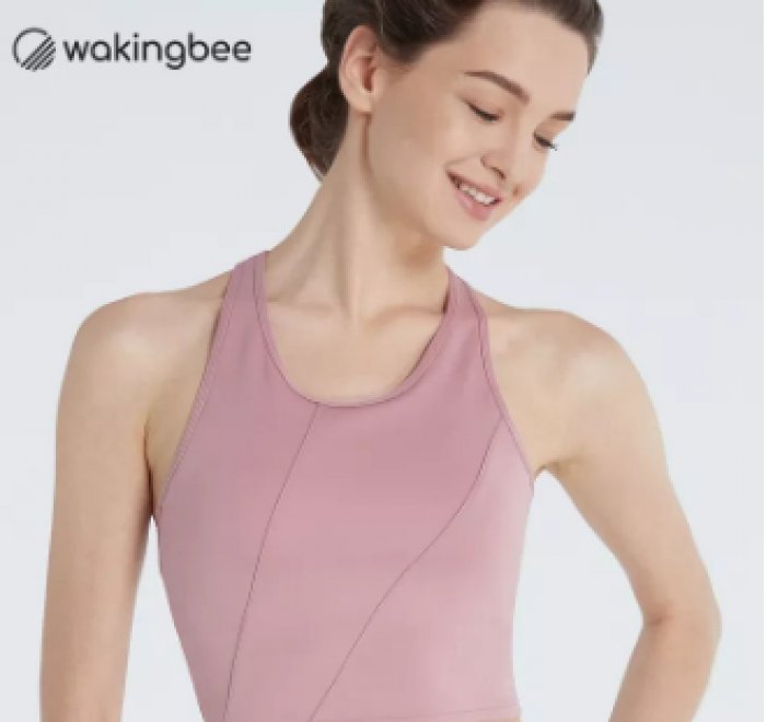 Wakingbee Block Bra (Lilac) สปอร์ตบรา ทรงครอป พรางหุ่น ผ้ายืดหยุ่น แห้งเร็ว