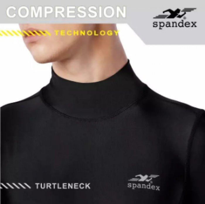 Spandex TN002 เสื้อรัดกล้ามเนื้อแขนยาวคอเต่า รุ่น ULTRAPRO