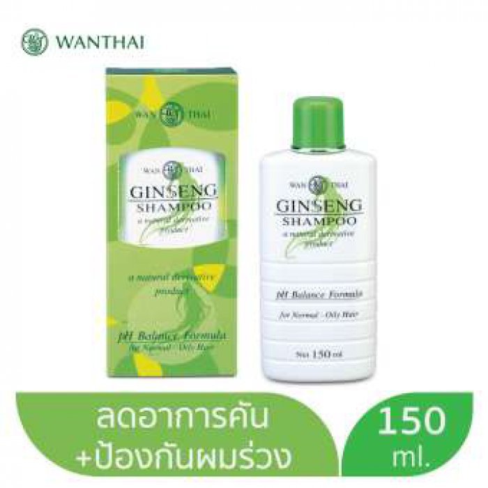 แชมพูโสม ว่านไทย (สำหรับผมธรรมดา-ผมมัน) ขนาด 150 ml.