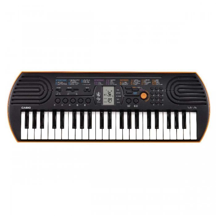 Casio คีย์บอร์ด รุ่น SA-76 สีส้ม พร้อม CA Aapter 9.5V รุ่น AD-5X 2010