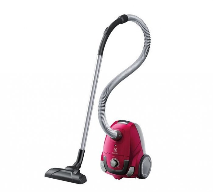 Electrolux เครื่องดูดฝุ่นชนิดถุงเก็บฝุ่น ขนาด 1600 วัตต์ รุ่น Z1221 (สีชมพู)