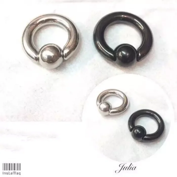 BCR piercing ทำจาก สแตนเลส แท้ จิวหู มีขนาดตั้งแต่ 2มิล-10 มิล มีความคงทน สีไม่หลุดลอก ไม่หมอง และไม่เป็นสนิม งานนำเข้า
