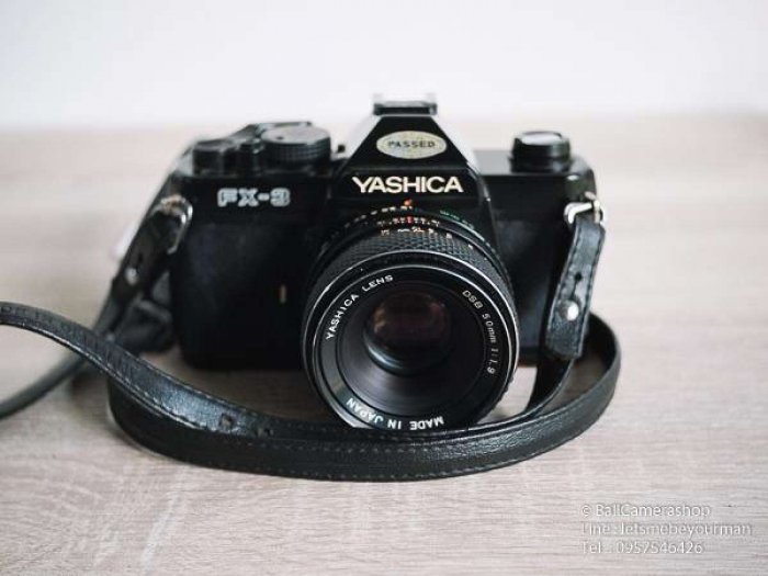 ขายกล้องฟิล์ม Yashica FX-3 สภาพไม่สวย ใช้งานได้ปกติ Serial 121068 พร้อมเลนส์ Yashica DBS 50mm F1.8