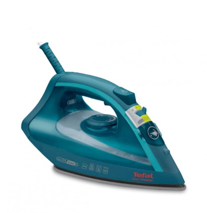  badge FV1720 เตารีดไอน้ำ TEFAL 1800 วัตต์ หน้าเตาเคลือบกันติด รีดลื่น 