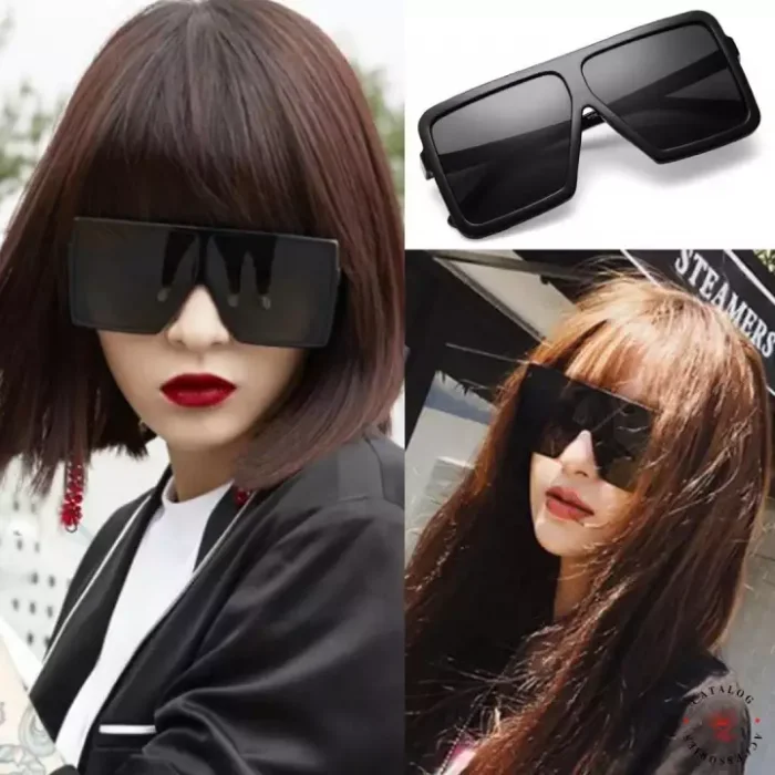 ◮Catalog Sunglasses◮ แว่นกันแดดทรงเหลี่ยมใหญ่แฟชั่นใหม่ล่าสุด ดีไซด์ทันสมัย ช่วยกรองแสงป้องกัน UV จากแสงแดด
