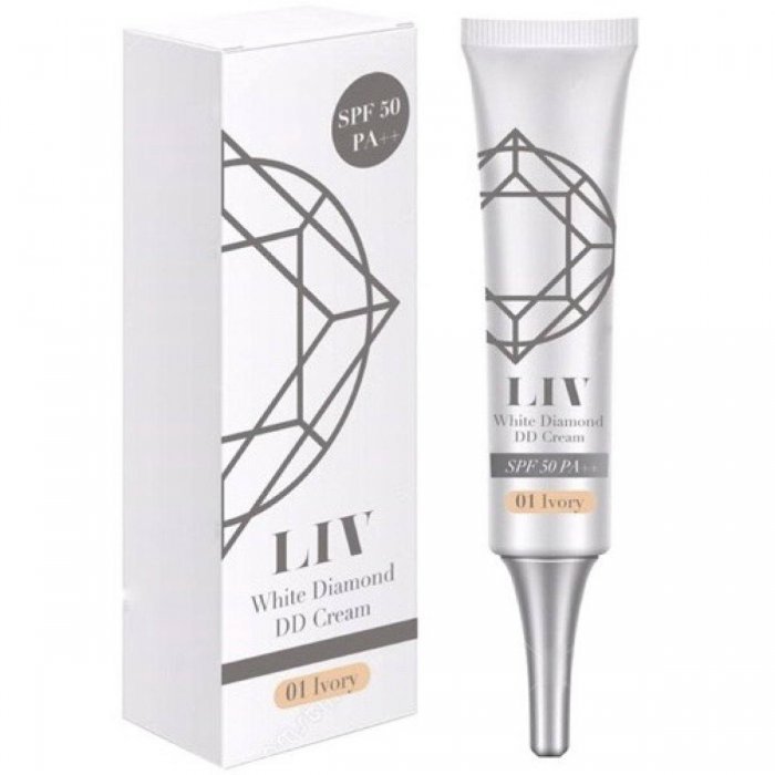 (ของแท้/พร้อมส่ง) กันแดดวิกกี้ No.01 ผิวขาว Liv White Diamond DDCream 1หลอด
