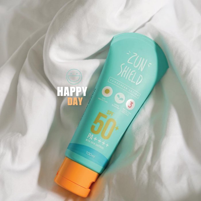 ครีมกันแดด Zunshield SPF50+ ขนาด 100 ml. กันน้ำ กันเหงื่อ ไม่เป็นคราบ