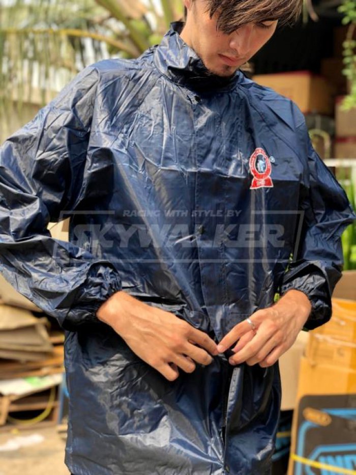 เสื้อกันฝน ชุดกันฝน(DANKO) ตราช้าง เสื้อ+กางเกงอย่างดี ส้ม น้ำเงิน เขียว เขียวขี้ม้า( ณเดชSKYWALKER )