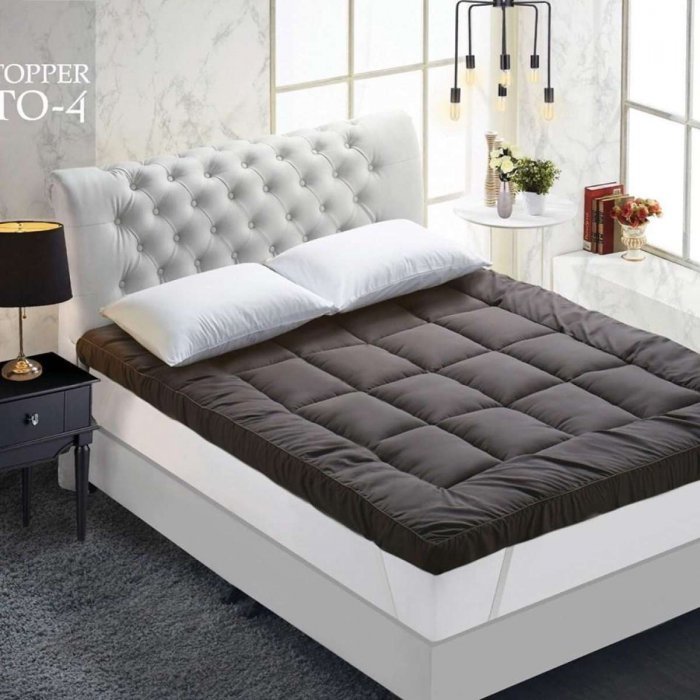 Stamps Topper Microgel (King Size 6ft) สุดยอดท้อปเปอร์ แผ่นปูทับที่นอน ( ไม่รวมเตียง ) ขนาดเตียง 6 ฟุต นวัตรกรรมขนเป็ดเทียม ใยสูงถีง 1500 กรัม ต่อตารางเมตร