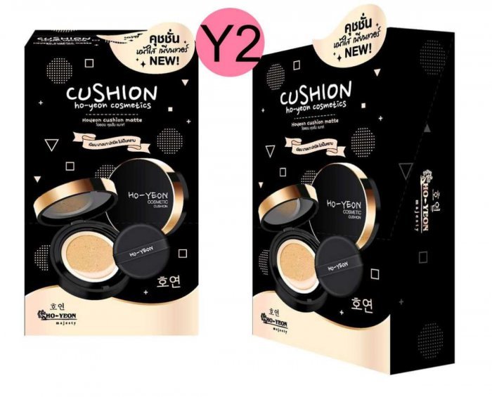 [[ของแท้100%]] CHY Cushion Ho-Yeon คุชชั่น โฮยอน คุมมันกันแดด ปกปิดเรียบเนียน กันน้ำ SPF50 บรรจุ 5 ซอง/กล่อง (จำนวน 2 กล่อง)