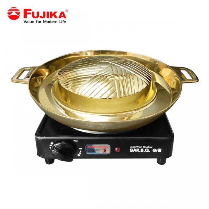 Fujika เตาBBQ พร้อมกระทะ เตาบาร์บีคิว เตาไฟฟ้า เตาปิ้งย่าง กระทะเนื้อย่างเกาหลี เตาเนื้อย่างไฟฟ้า เตาบาร์บีคิวไฟฟ้า เตาปิ้งย่างไฟฟ้า