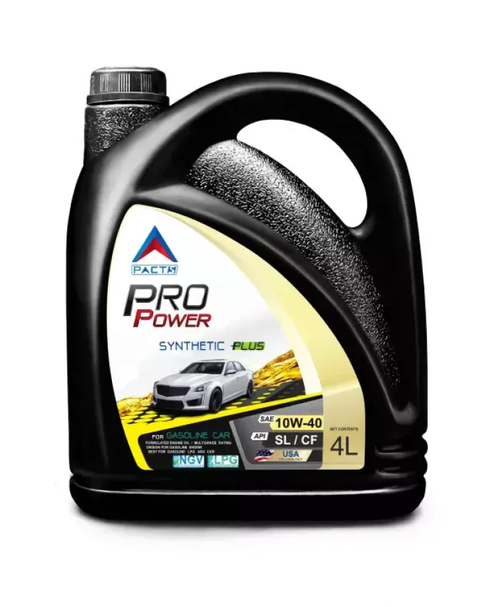 PACTS น้ำมันเครื่อง PRO POWER semi-synthetic SL/CF SAE 10W-40 4 ลิตร