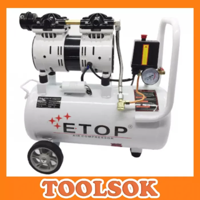 ปั๊มลม oil free 30 ลิตร ETOP